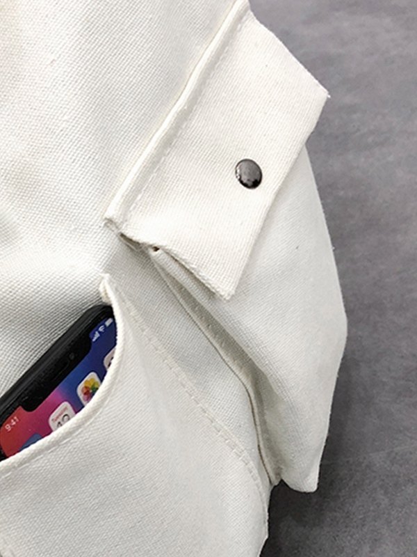 Bolso tote de lona convertible-4